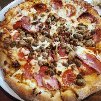 Sofia’s Italiano - Medium pizza: Italian sausage, meat balls, pepperoni, ham - Italian Near Me - Friendswood, Texas Sofia’s Italiano - Medium pizza: Italian sausage, meat balls, pepperoni, ham - Italian Near Me - Friendswood, Texas
