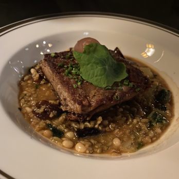 The Savoy - Berkshire pork shoulder with farro - New American Near Me - Kansas City, Missouri The Savoy - Berkshire pork shoulder with farro - New American Near Me - Kansas City, Missouri