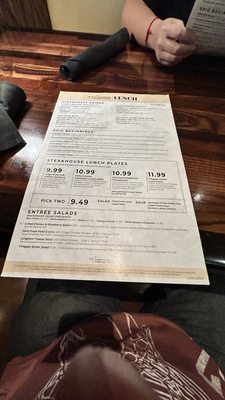 Menu photo 7 LongHorn Steakhouse Rancho Cucamonga, CA