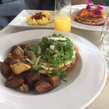 Palace Bar - Entrees (hash and pancakes) and unlimited Mimosas - Gay Bars Near Me - Miami Beach, Florida