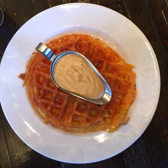 Black Sheep - Waffle Mac 'n' Cheese...not my favorite but it was a pretty cool concept so I'm glad I got to try it! - Burgers Near Me - Springfield, Missouri Black Sheep - Waffle Mac 'n' Cheese...not my favorite but it was a pretty cool concept so I'm glad I got to try it! - Burgers Near Me - Springfield, Missouri