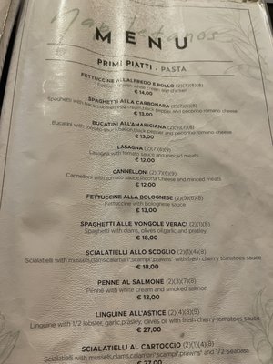 Menu photo 2 Vitti dal 1898 Rome, RM