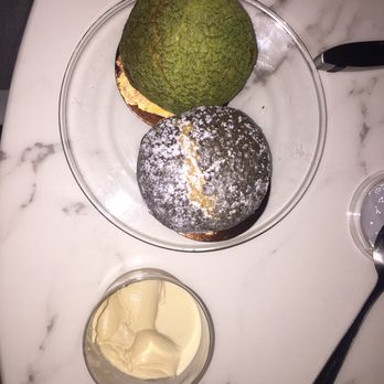 Bibble & Sip - Matcha and black sesame cream puffs. Earl grey Panna cotta. - Coffee & Tea Near Me - New York, New York Bibble & Sip - Matcha and black sesame cream puffs. Earl grey Panna cotta. - Coffee & Tea Near Me - New York, New York