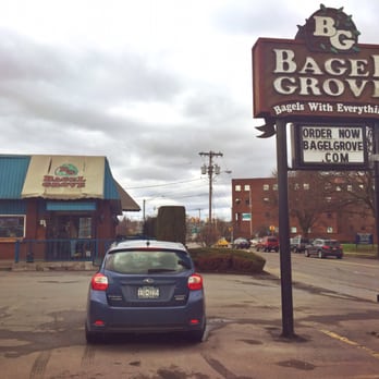 Bagel Grove - View from the outside - Bagels Near Me - Utica, New York