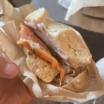 Matching Half Cafe - Lox bagel? - Coffee & Tea Near Me - San Francisco, California