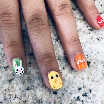 Coco Luxe Nails - Happy Easter Nails! - Eyelash Service Near Me - Santa Monica, California