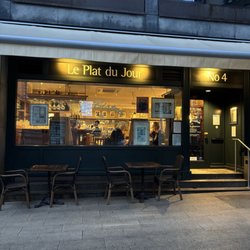 Le Plat du Jour - Eingang des kleinen Restaurants / Entrance of the small restaurant