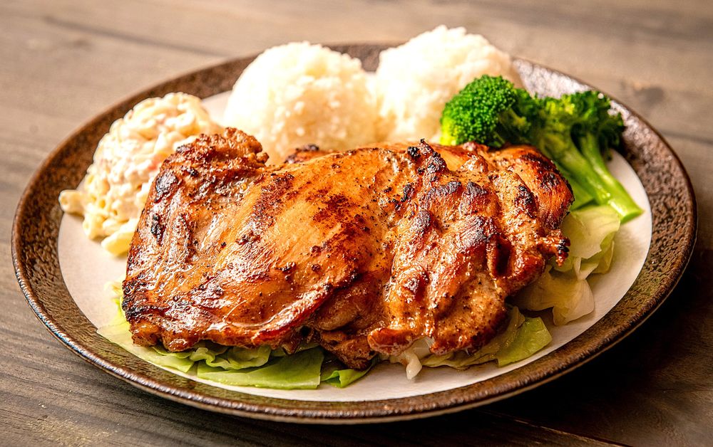 Food from Hana Hawaiian BBQ