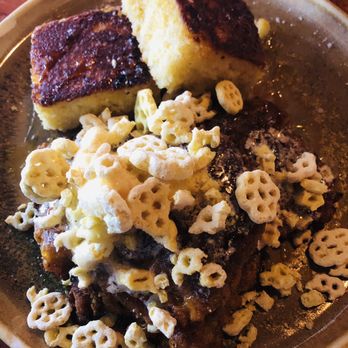 Revelry - Honey butter chicken with corn bread... yummy - Beer Bar Near Me - Pompano Beach, Florida