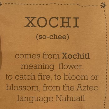 Xochi - Coaster with bar name pronunciation. - Mexican Near Me - Houston, Texas Xochi - Coaster with bar name pronunciation. - Mexican Near Me - Houston, Texas