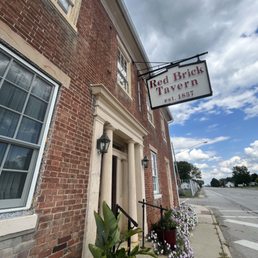 Exterior outside entrance of The Red Brick Tavern - London, Ohio Exterior outside entrance of The Red Brick Tavern - London, Ohio