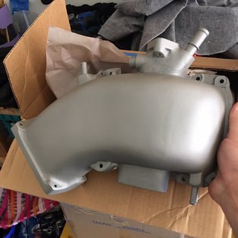 Los Angeles Cerakote - C&L intake plenum for Ford F-150 Lightning in Glacier Titanium, High temperature series. - Guns & Ammo Near Me - Hawthorne, California Los Angeles Cerakote - C&L intake plenum for Ford F-150 Lightning in Glacier Titanium, High temperature series. - Guns & Ammo Near Me - Hawthorne, California
