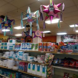 Mercado Y Carniceria - Pinatas in the ceiling!