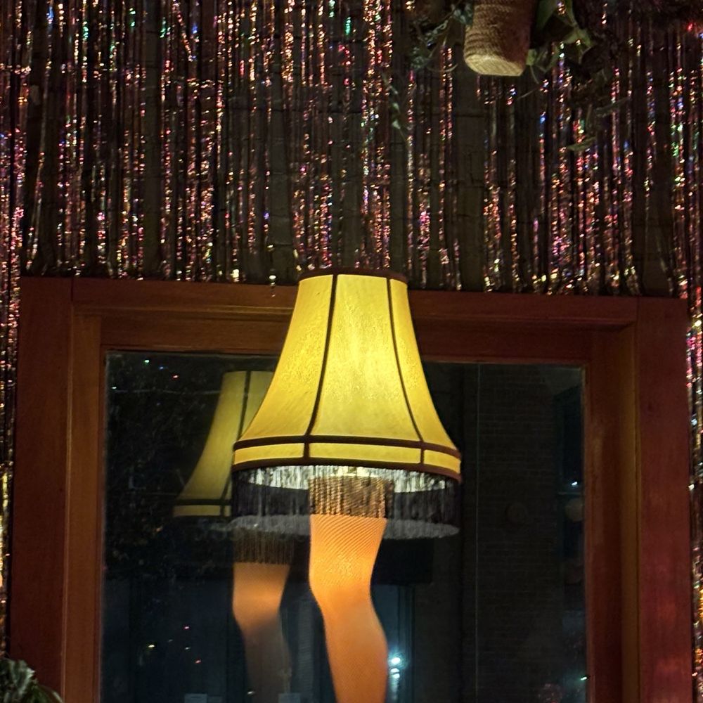 The leg lamp from the greatest Christmas movie ever!