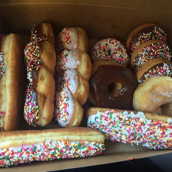 Donut Hut - The girls got to pick today.  They REALLY like sprinkles - Donuts Near Me - Saint Paul, Minnesota