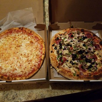 Roma Pizza - Medium Cheese and Medium Supreme - Pizza Near Me - Middletown, Delaware