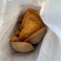 Assorted empanadas that smell amazing.