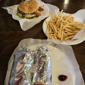 BBQ Nite - Beef cheestesk fries & zinger classic burger - Barbeque Near Me - Elmont, New York