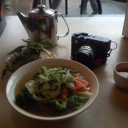 Pho Bac 97 - #7 from the menu. Beef pho, with the $1 extra veg.