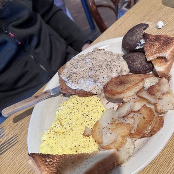 Rumors Restaurant & Bar - Country fried steak and eggs. - American Near Me - Hanna, Indiana Rumors Restaurant & Bar - Country fried steak and eggs. - American Near Me - Hanna, Indiana