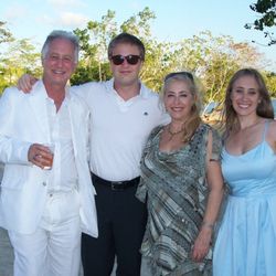 Our family, Me, Matt, Irene & Kim @ my nephew, Trevor and Charlene's Destination Wedding in Negril Beach, Jamaica 2012