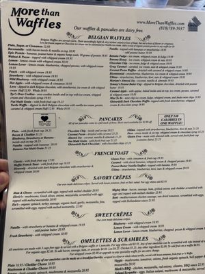 Menu photo 4 More Than Waffles Encino, CA Menu photo 4 More Than Waffles Encino, CA