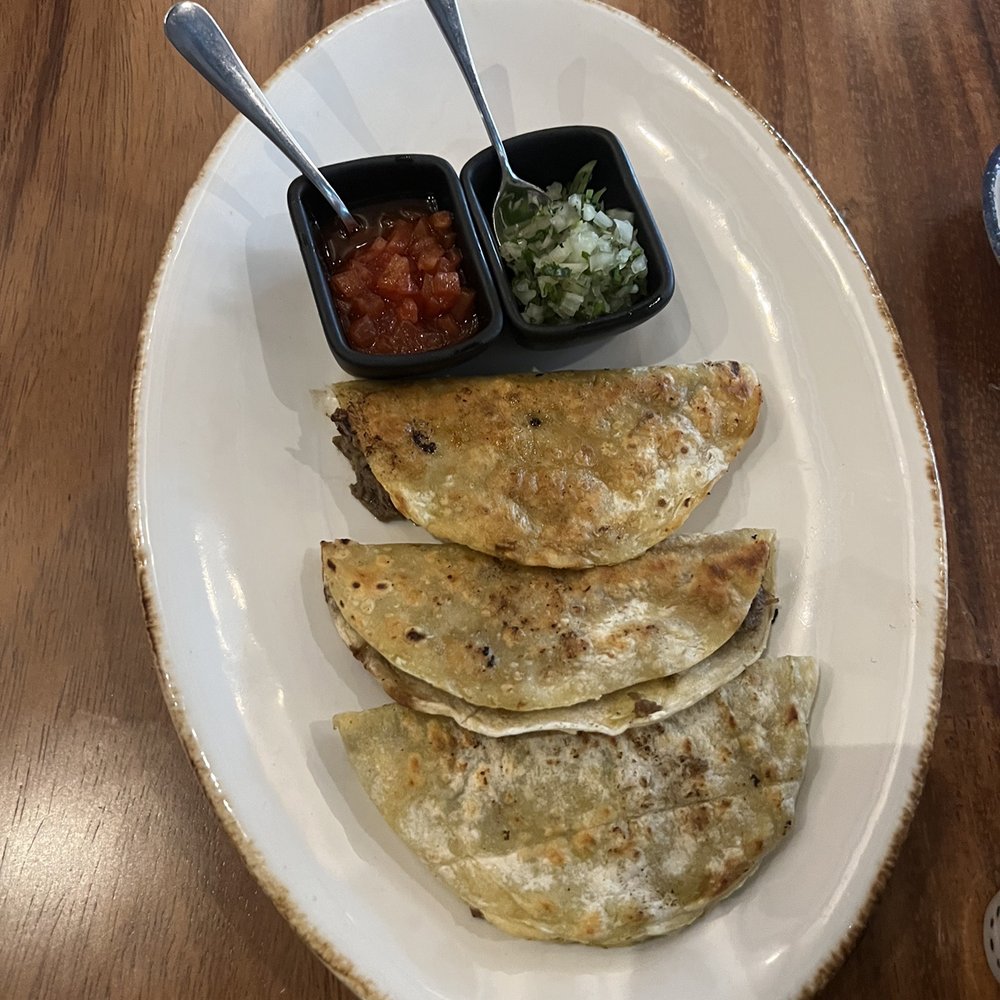 Don Artemio - Delicious Tacos de Lengua: Overnight braised beef tongue, sautéed in salsa verde, tequila cured tomato, onion and cilantro - Mexican Near Me - Fort Worth, Texas