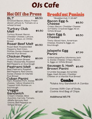 Menu photo 6 Ojs Cafe Moreno Valley, CA Menu photo 6 Ojs Cafe Moreno Valley, CA