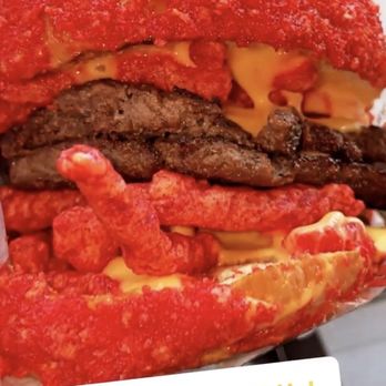 Fatima's Grill - Hot Cheetos Beef Burger Combo - Mediterranean Near Me - Downey, California Fatima's Grill - Hot Cheetos Beef Burger Combo - Mediterranean Near Me - Downey, California