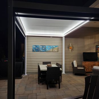 R And R Pergolas Plus - Standard edge lighting - Patio Coverings Near Me - Stevensville, Maryland R And R Pergolas Plus - Standard edge lighting - Patio Coverings Near Me - Stevensville, Maryland