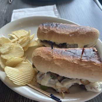 Amherst Pizza & Ale House - Steak Hoagie with chips - Pizza Near Me - Amherst, New York Amherst Pizza & Ale House - Steak Hoagie with chips - Pizza Near Me - Amherst, New York