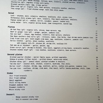 La ong - Menu - Thai Near Me - Beverly Hills, California La ong - Menu - Thai Near Me - Beverly Hills, California