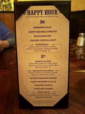Menu photo 1 Matador West Seattle Seattle, WA