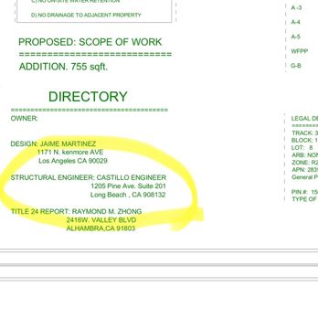 Baron Construction and Design - Original engineer working on project - General Contractors Near Me - Van Nuys, California