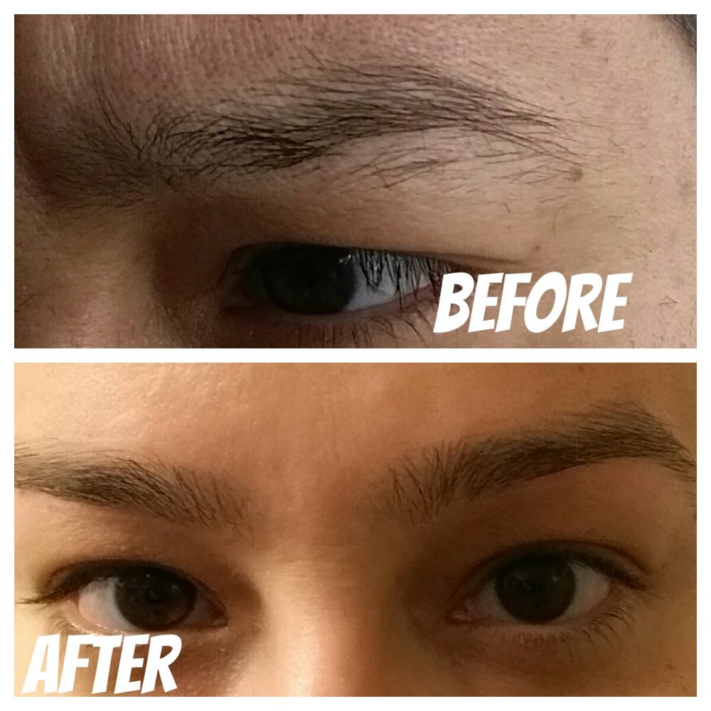 Eyebrow Threading By Jeet - Here is my eyebrow before I saw Jeet, then shortly after I saw her. She always does a great job. - Threading Services Near Me - Sacramento, California