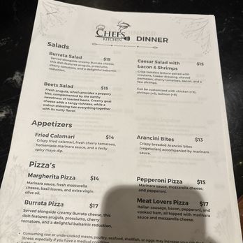 Chefs Kitchen - Italian Near Me - Richmond, Virginia
