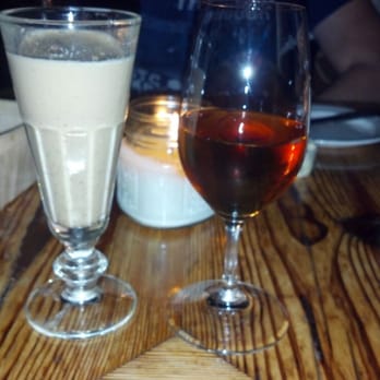 Woodberry Kitchen - Right- Chai Leaf Jig Left- Meade aka honeyed wine - American Near Me - Baltimore, Maryland Woodberry Kitchen - Right- Chai Leaf Jig Left- Meade aka honeyed wine - American Near Me - Baltimore, Maryland