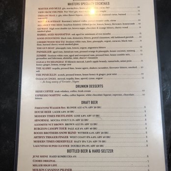Masters Kitchen and Cocktail - Menu - New American Near Me - Oceanside, California Masters Kitchen and Cocktail - Menu - New American Near Me - Oceanside, California
