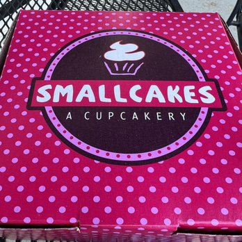 Smallcakes Cupcakery & Creamery - a pink box with polka dots - Cupcakes Near Me - Indianapolis, Indiana Smallcakes Cupcakery & Creamery - a pink box with polka dots - Cupcakes Near Me - Indianapolis, Indiana