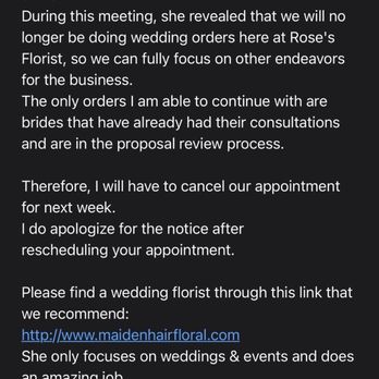 Rose's Florist Studio - Email from roses florist - Florists Near Me - Biloxi, Mississippi Rose's Florist Studio - Email from roses florist - Florists Near Me - Biloxi, Mississippi