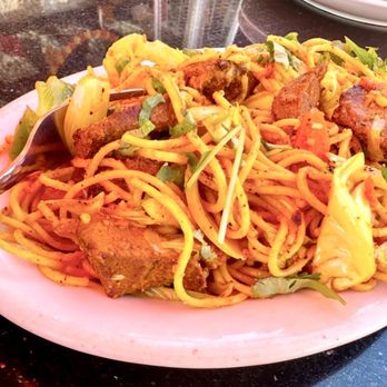 Bhojan Griha - LAMB CHOWMEIN , i love this one , yummy - Indian Near Me - San Diego, California