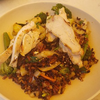 Flower Child - Forbidden Rice Bowl w/Chicken.....fantastic! - Salad Near Me - Charlotte, North Carolina