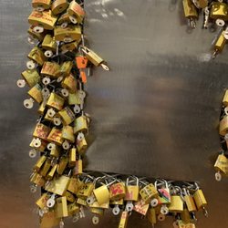 Locktopia Escape Room - The kids escaped and was able to add a lock to their wall!