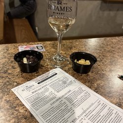 St James Winery - Wine selection