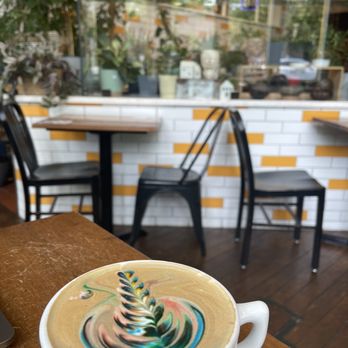 Cafe Astoria - Latte that was beautiful and delicious! - Coffee & Tea Near Me - Saint Paul, Minnesota