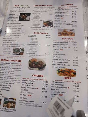 Menu photo 1 Boulder Pho Boulder, CO