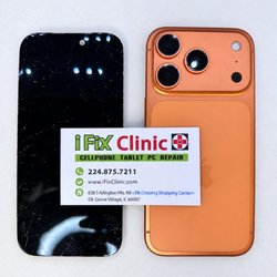 iFix Clinic - IPhone 17 Pro screen repair at iFix Clinic in Elk Grove Village. We also provide iPhone battery, charging port, back glass and more