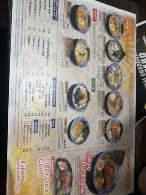 Menu photo 5 HINODEYA Ramen & Bar Chestnut San Francisco, CA