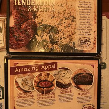 The Old Spaghetti Factory - Menu (2/22/25) - Italian Near Me - Sacramento, California