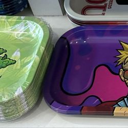 Sky Rise Vapor - Forney - Anime rolling tray (Goku & Naruto)